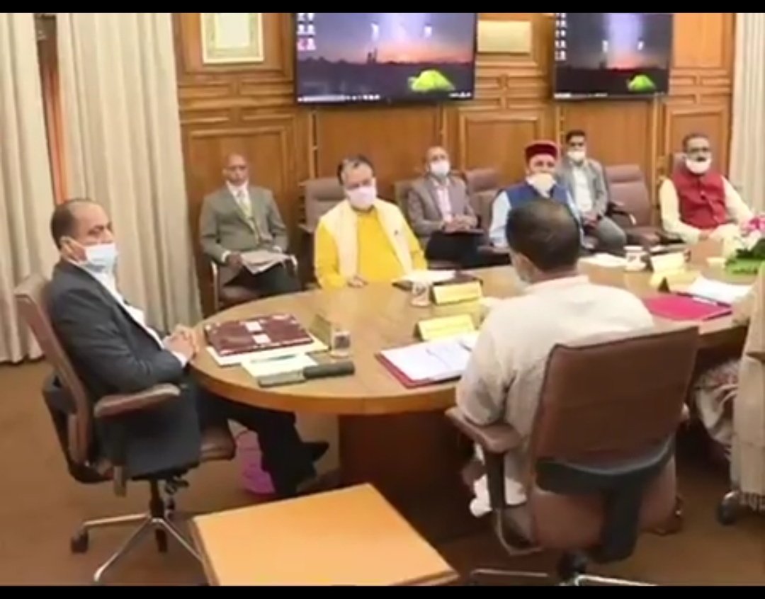 हिमाचल प्रदेश मंत्रिमंडल की बैठक सम्पन्न, लिए ये फैसले