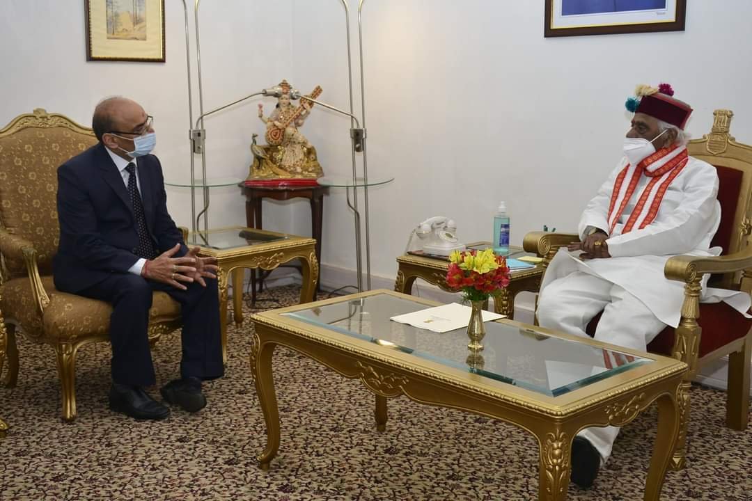 अतिरिक्त मुख्य सचिव स्वास्थ्य ने राज्यपाल से की भेंट...