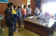 SFI राज्य कमेटी ने छात्रो की समस्या को लेकर उच्च शिक्षा निदेशक को दिया माँगपत्र