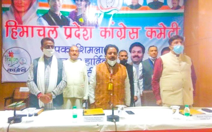 कांग्रेस प्रभारी बनने के बाद पहली बार हिमाचल पहुंचे राजीव शुक्ला