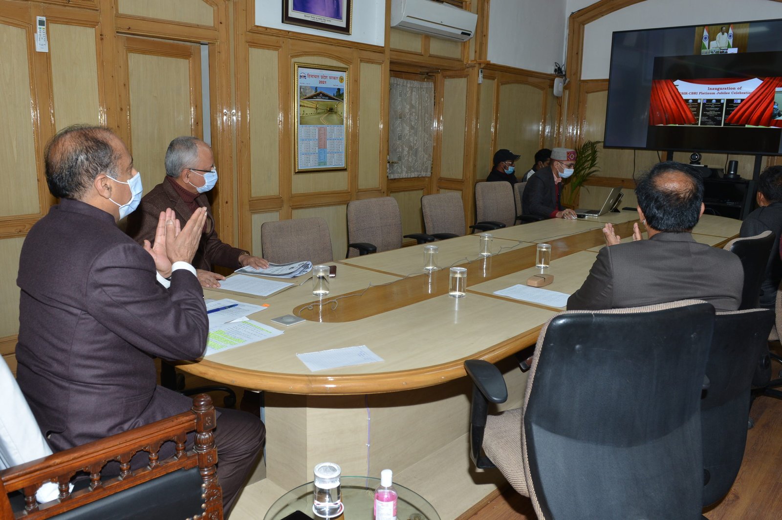 उप-राष्ट्रपति ने कोविड-19 मेक शिफ्ट अस्पतालों का किया लोकार्पण