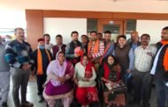 केंद्रीय वित्त राज्य मंत्री ने नवनिर्वाचित जनप्रतिनिधियों से की मुलाकात।