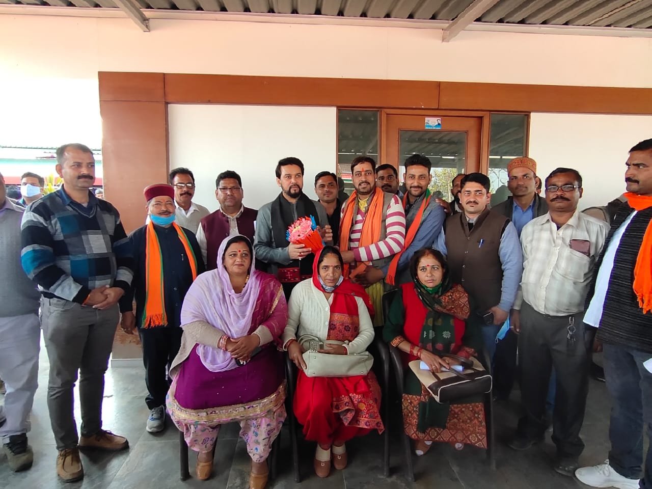 केंद्रीय वित्त राज्य मंत्री ने नवनिर्वाचित जनप्रतिनिधियों से की मुलाकात।