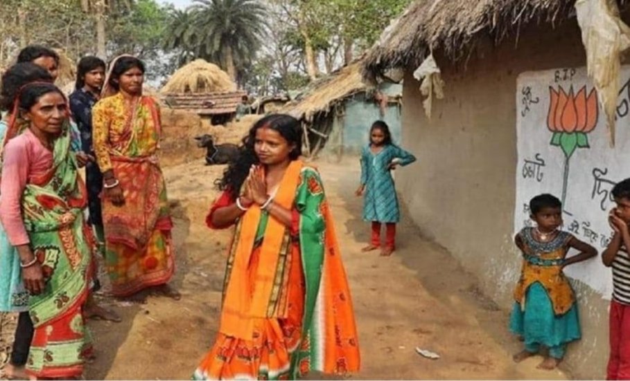 भाजपा की वो गरीब महिला उम्मीदवार, जिसकी जीत के चर्चे भाजपा की हार से ज़्यादा है।