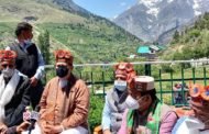 लाहौल स्पीति पहुंचे प्रदेश कांग्रेस सह-प्रभारी संजय दत्त