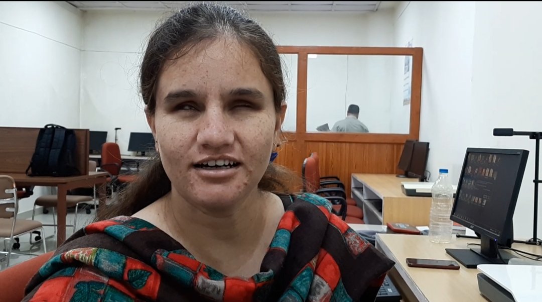 दृष्टिबाधित मुस्कान ने प्रदेश का गौरव बढ़ाया, फिर बनीं चुनाव आयोग की यूथ आइकॉन ।