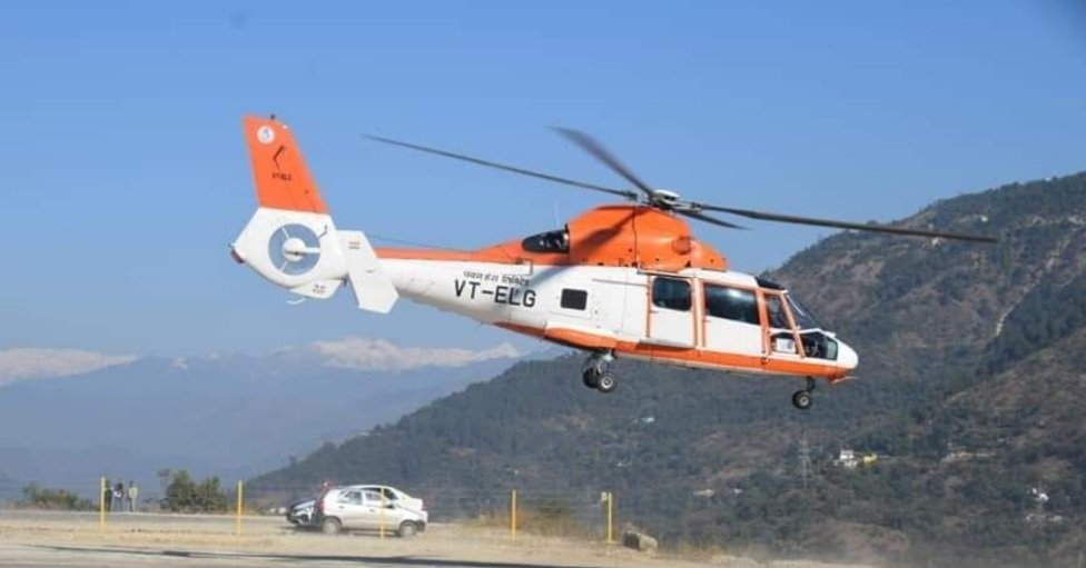 हिमाचल: हेलीटैक्सी को नहीं मिल रहीं सवारियां, पांच दिन में सिर्फ 12 यात्री
