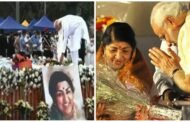प्रधानमंत्री नरेंद्र मोदी ने मुंबई के शिवाजी पार्क में लता मंगेशकर को दी श्रद्धांजलि
