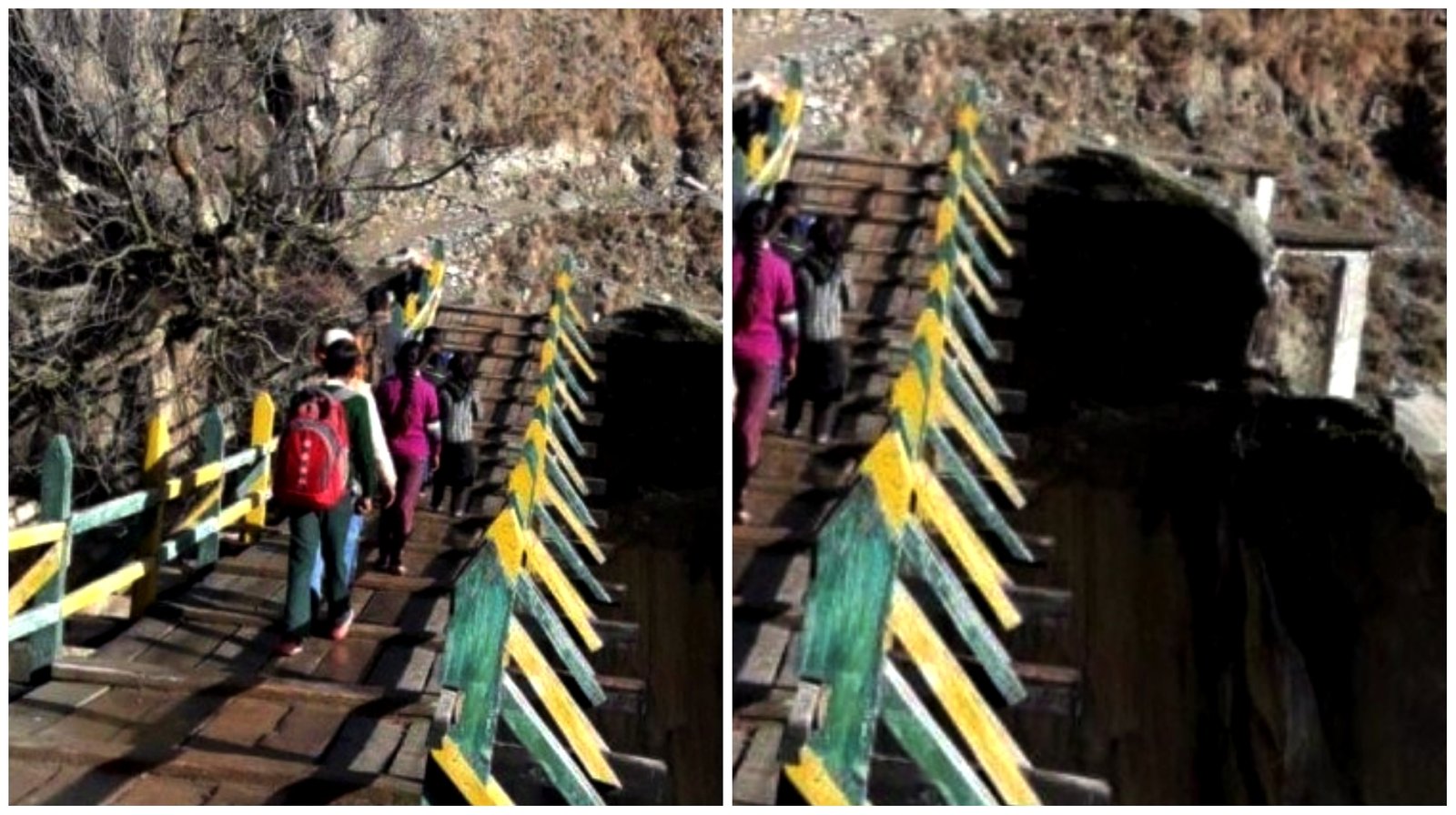 चंबा में चट्टान गिरने से पुल क्षतिग्रस्त, कई गांवों का संपर्क कटा...स्कूल से वंचित रहे बच्चे