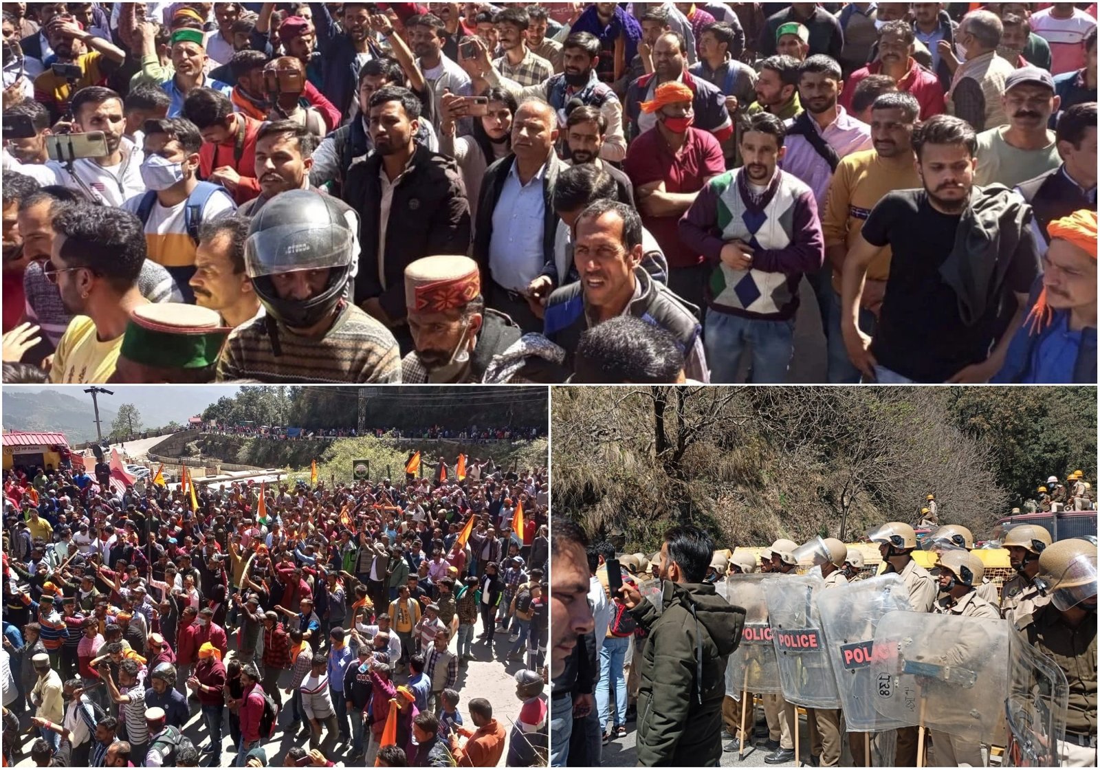 देवभूमि पार्टी के ऐलान ने किये आंदोलन के टुकड़े, प्रदर्शनकारियों ने रूमित ठाकुर की राजनीति से किया किनारा