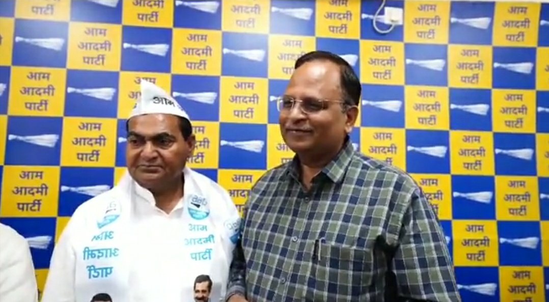 AAP ने फिर लगाई BJP के खेमे में सेंध, हरमेल धीमान हुए आम आदमी पार्टी में शामिल