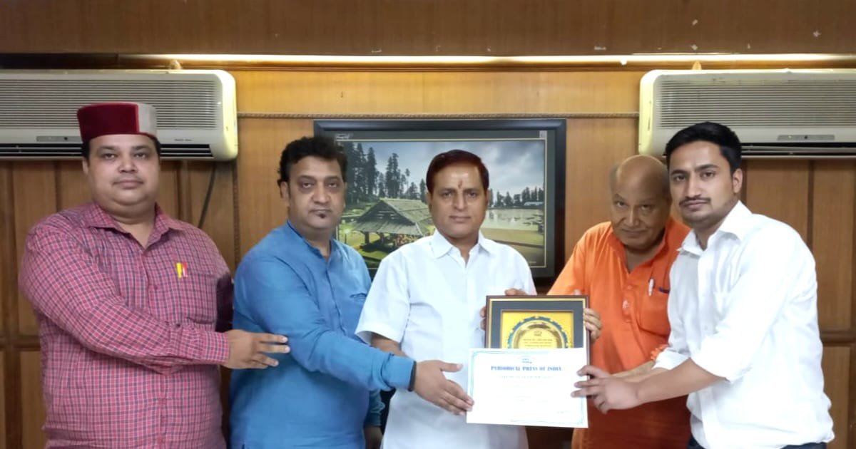 शिमला के अंकुश डोभाल को 'हिमाचल रत्न' सम्मान