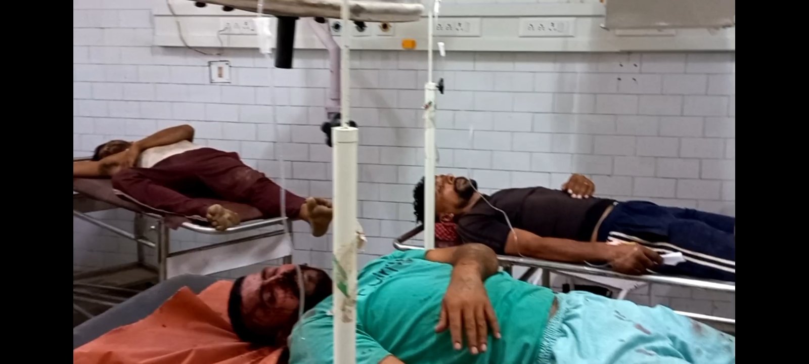 हादसे में एक व्यक्ति की मौत 2 घायल