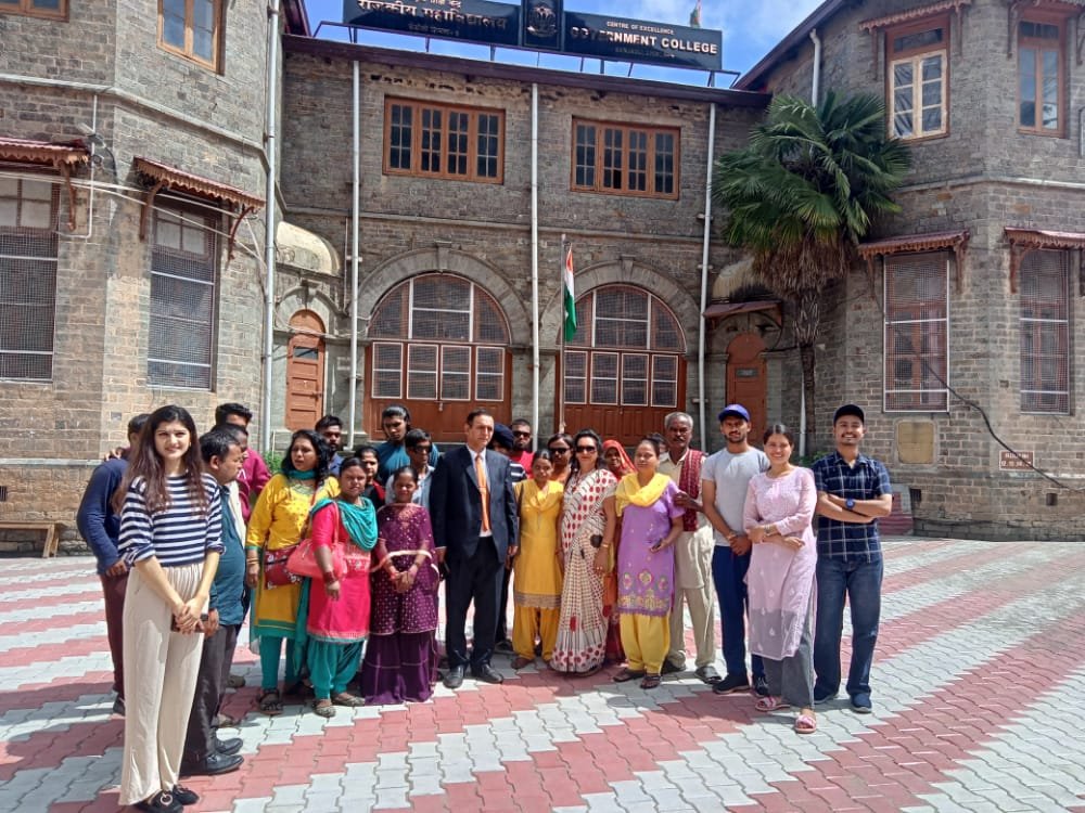 संजौली कालेज के NSS  स्वयंसेवियो ने  दिव्यांगों के लिए आयोजित कार्यक्रम