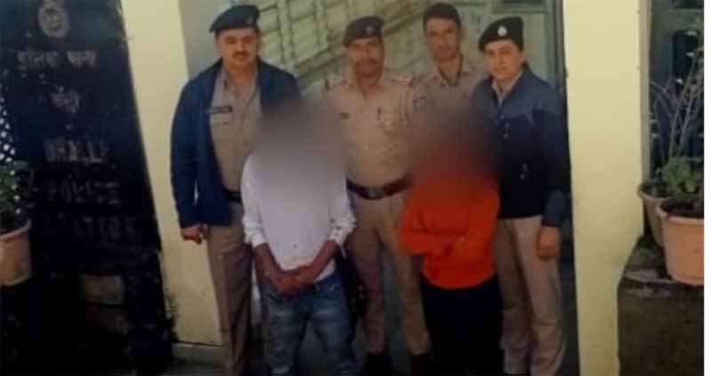 सहारनपुर के युवक-युवती 56.87 ग्राम चिट्टे के साथ संजौली में गिरफ्तार