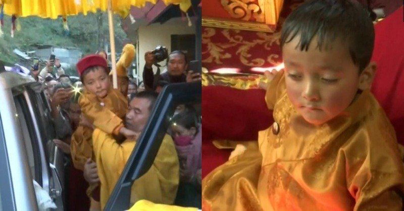 हिमाचल के 4 वर्षीय बच्चे की पहचान तिब्बती लामा रिनपोचे के पुनर्जन्म के रूप में हुई, जो अगला बौद्ध गुरु बनने के लिए तैयार है