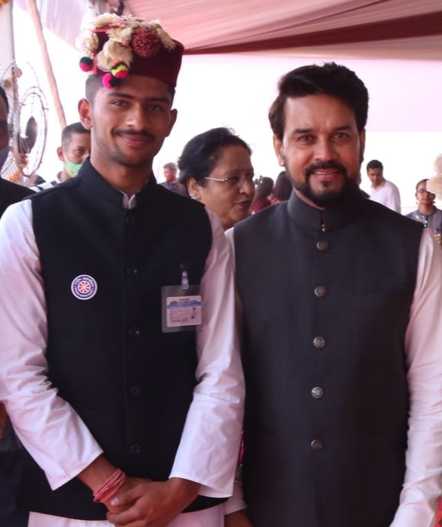 संजौली  कॉलेज के  एनएसएस  इकाई  अध्यक्ष हर्ष ठाकुर का गणतंत्र दिवस शिविर के लिए हुआ चयन।