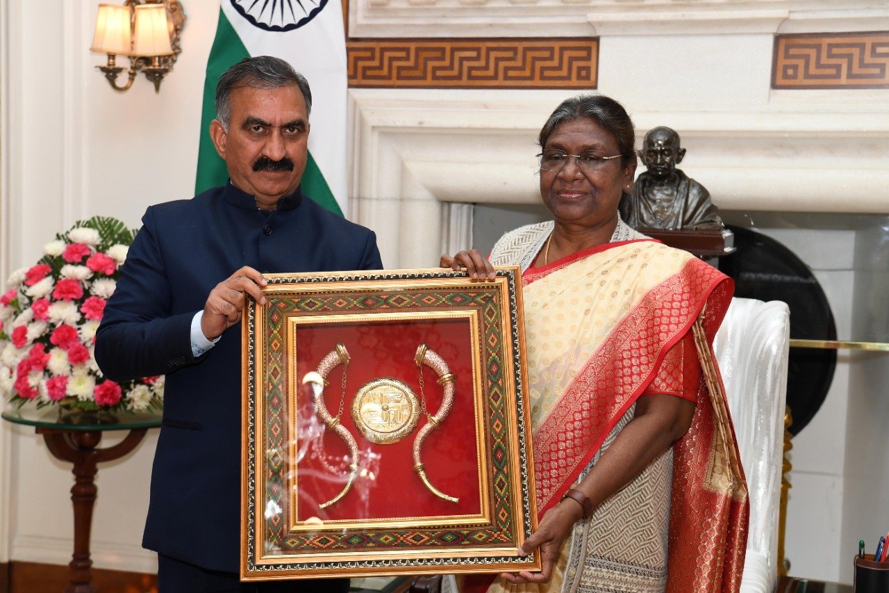 हिमाचल के मुख्यमंत्री सुखविंदर सुक्खू ने राष्ट्रपति मुर्मू, उपराष्ट्रपति धनखड़ से मुलाकात की
