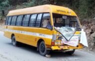 धर्मशाला में एजुकेशनल टूअर पर आई बस दुर्घटनाग्रस्त, पांच छात्राएं घायल