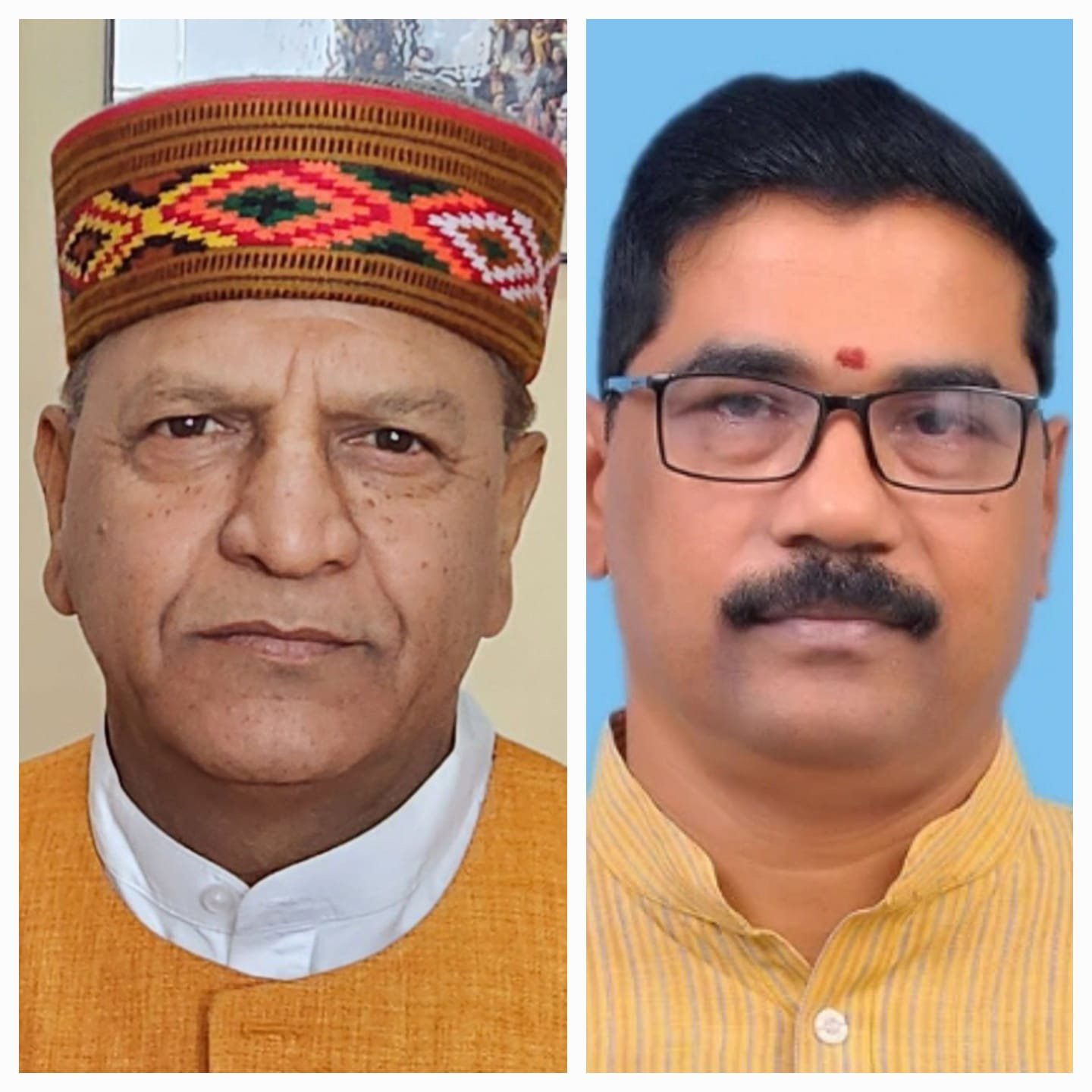 भाजपा प्रदेश अध्यक्ष बिंदल और संगठन महामंत्री सिद्धार्थन जिला श: दौरे पर