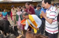 मुख्यमंत्री ने टूटू में श्री कामनापूर्ण गौशाला का निरीक्षण किया