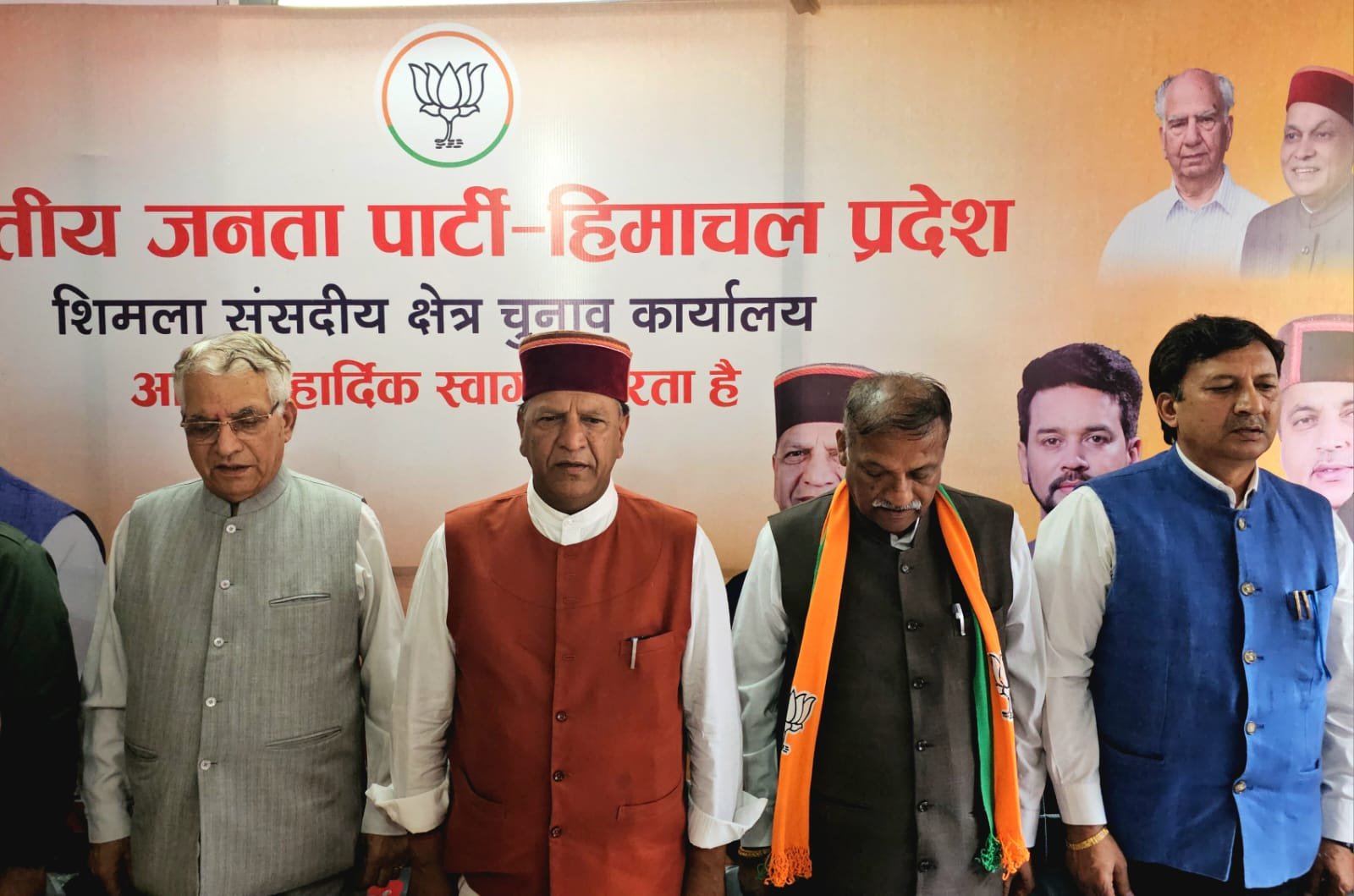 कांग्रेसी नेताओ ने किया  स्वीकार , कांग्रेस की सरकार महा निकम्मी सरकार : बिंदल