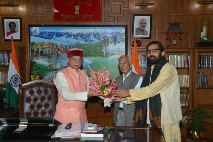 देश-दीवाने अभियान (राष्ट्रीय संगठन) प्रदेशाध्यक्ष श्री सुभाष शर्मा ने  की राज्यपाल श्री शिव प्रताप शुकल से शिष्टाचार भेंट