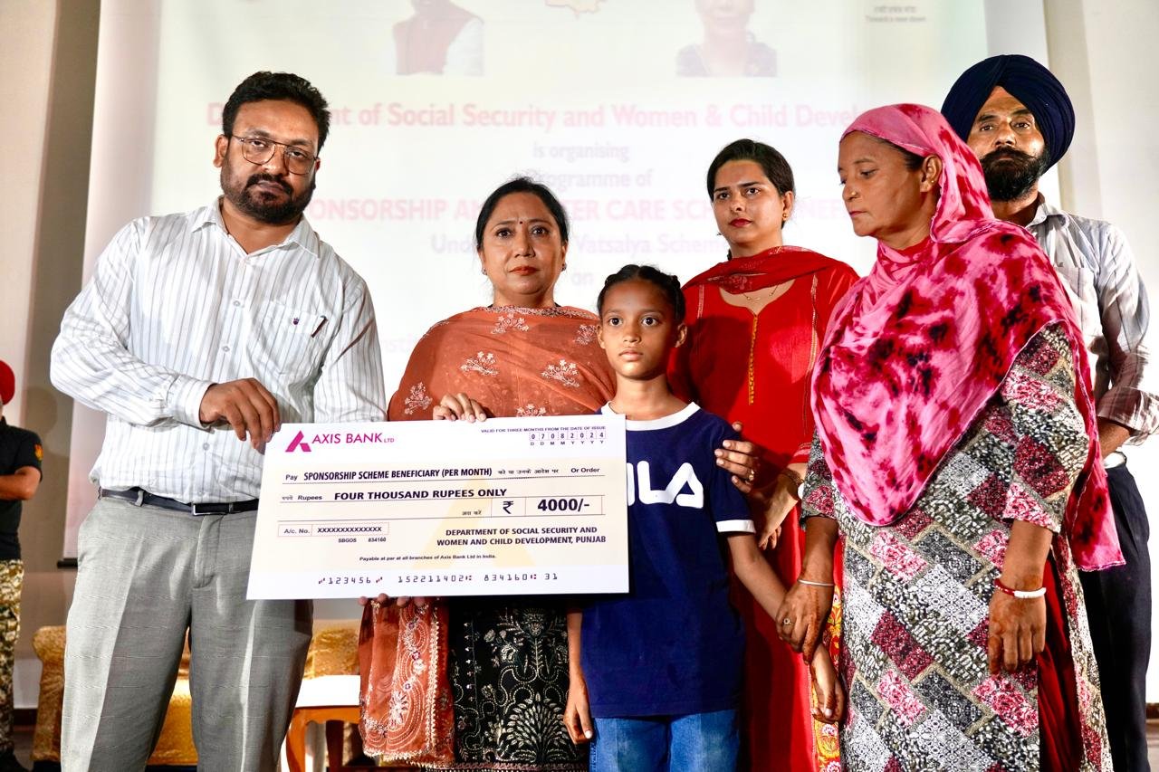 स्पांसरशिप और फॉस्टर केयर स्कीम के तहत 1704 बच्चों को दी गई वित्तीय सहायता: डॉ. बलजीत कौर