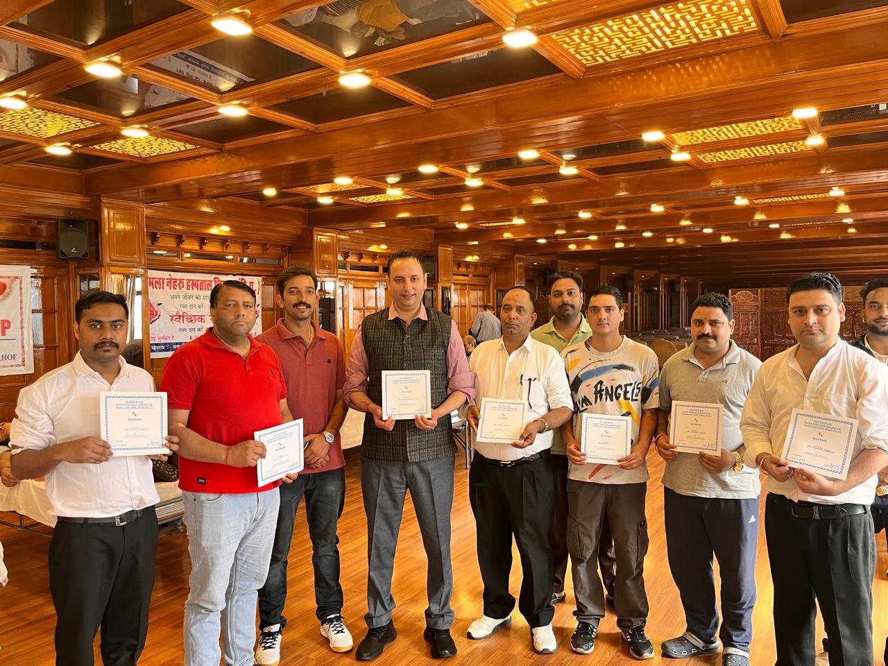 HPTDC द्वारा शिमला में संयुक्त रक्तदान शिविर का आयोजन