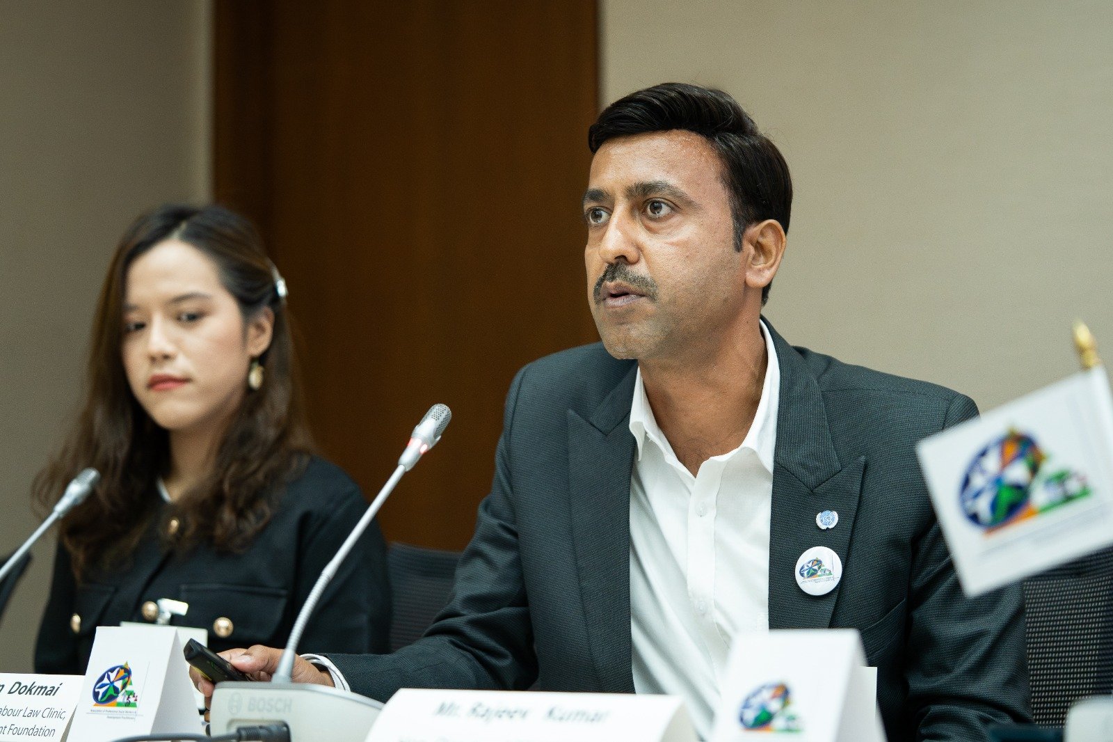 राजीव कुमार नेUANRBHR 2025 में   प्रस्तुत किया APSWDP के 