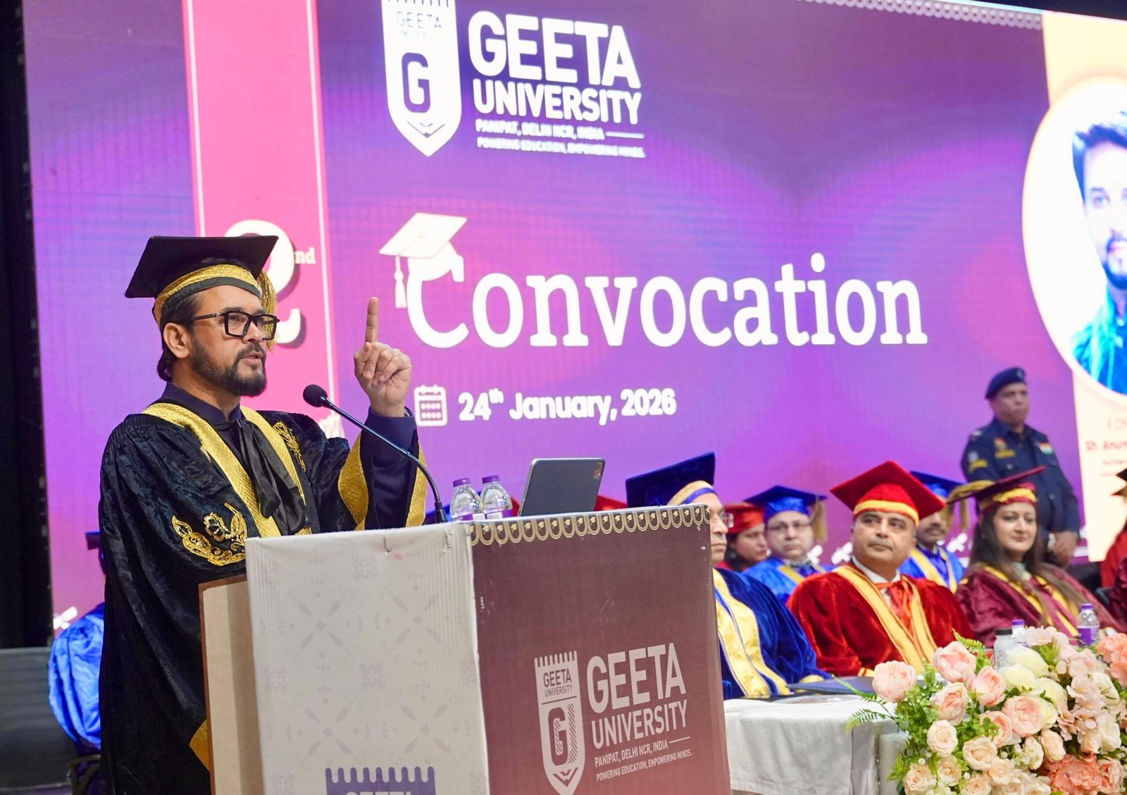 हरियाणा की गीता यूनिवर्सिटी ने भी किया “Yuva ChangeMakers” का समर्थन: अनुराग सिंह ठाकुर