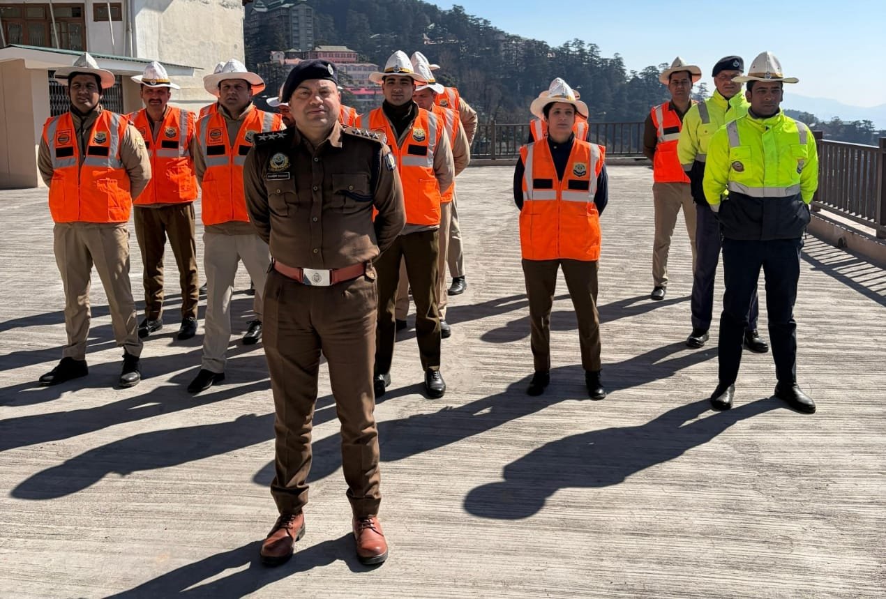 शिमला में ट्रैफिक सुधार के लिए पुलिस का बड़ा एक्शन