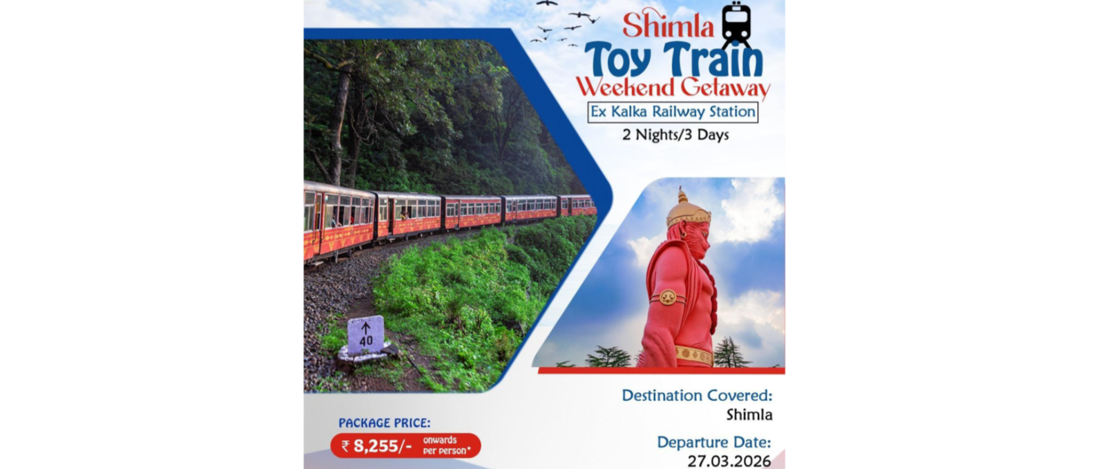 पर्यटन से प्रदेश की कमाई बढ़ाने की दिशा में पहल, HPTDC और IRCTC में MoU, शिमला टॉय ट्रेन वीकेंड गेटअवे पैकेज लॉन्च